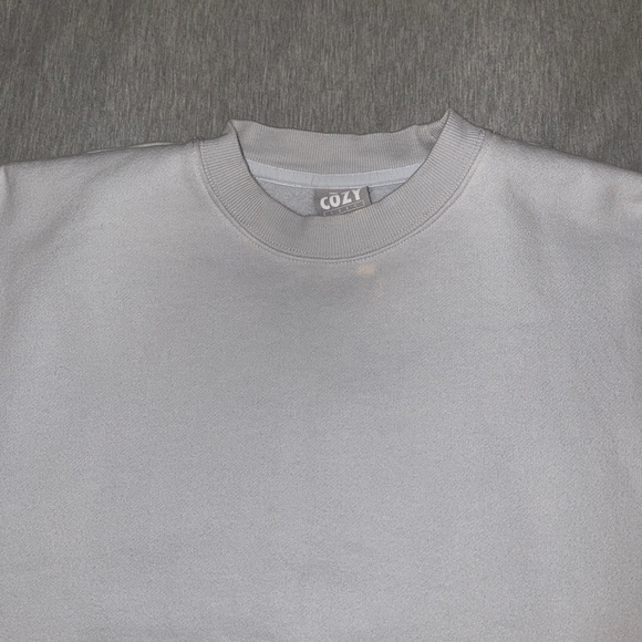 Aritzia Tna Cozy Fleece Sweatsuit (mirror blue) - Picture 12 of 17